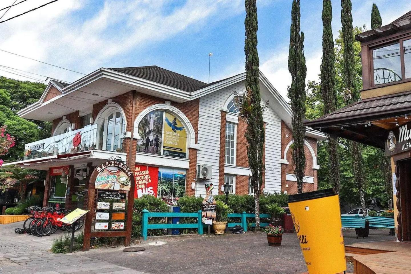Locar-In Gramado - Loft A 50 M Da Rua Coberta. 아파트 외부 사진