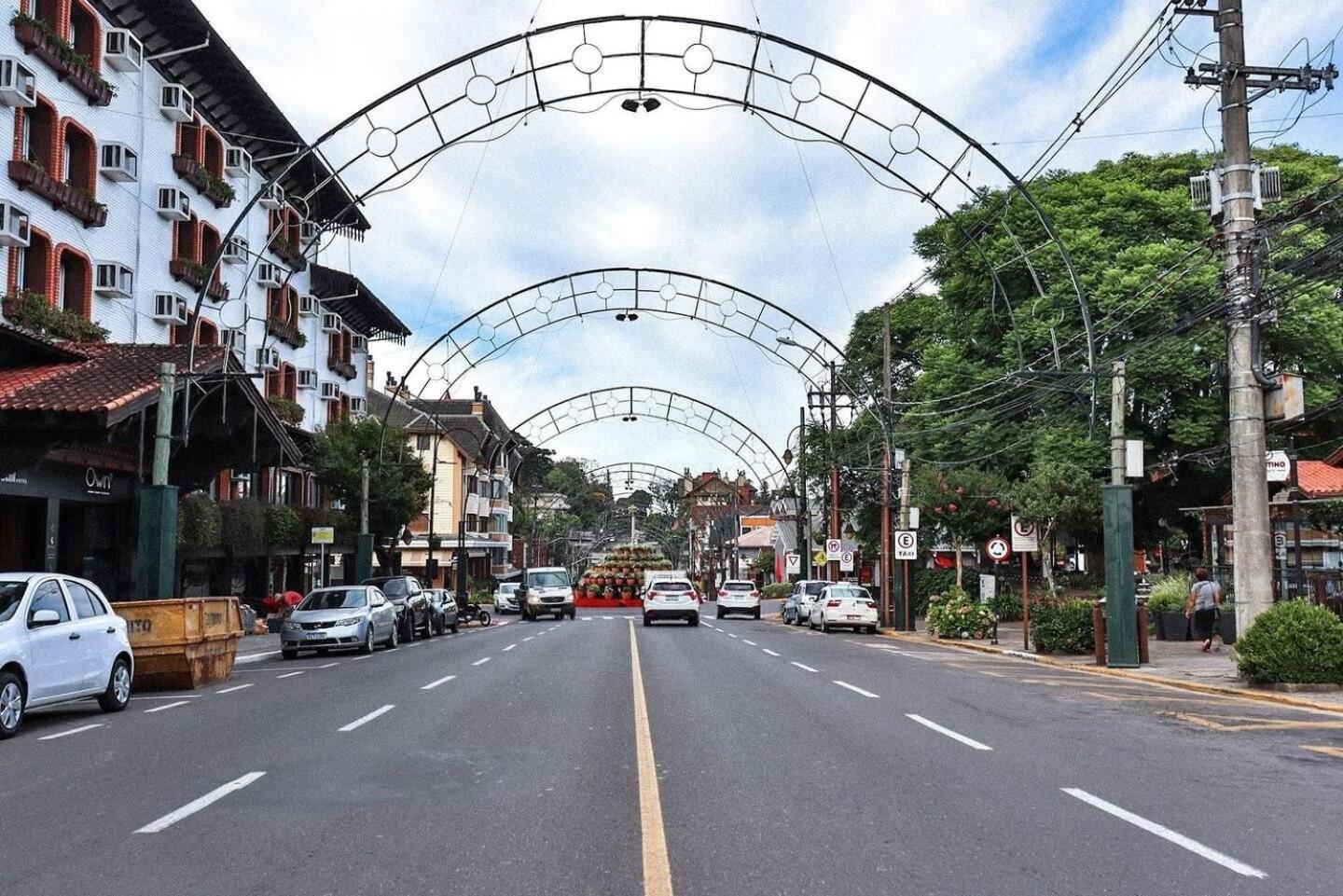 Locar-In Gramado - Loft A 50 M Da Rua Coberta. 아파트 외부 사진
