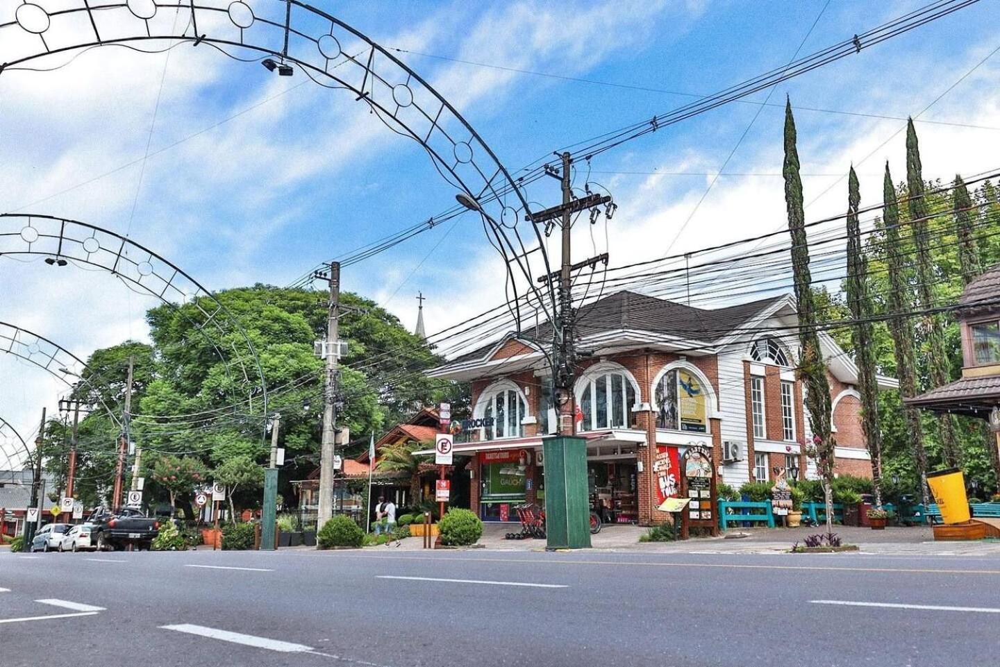 Locar-In Gramado - Loft A 50 M Da Rua Coberta. 아파트 외부 사진