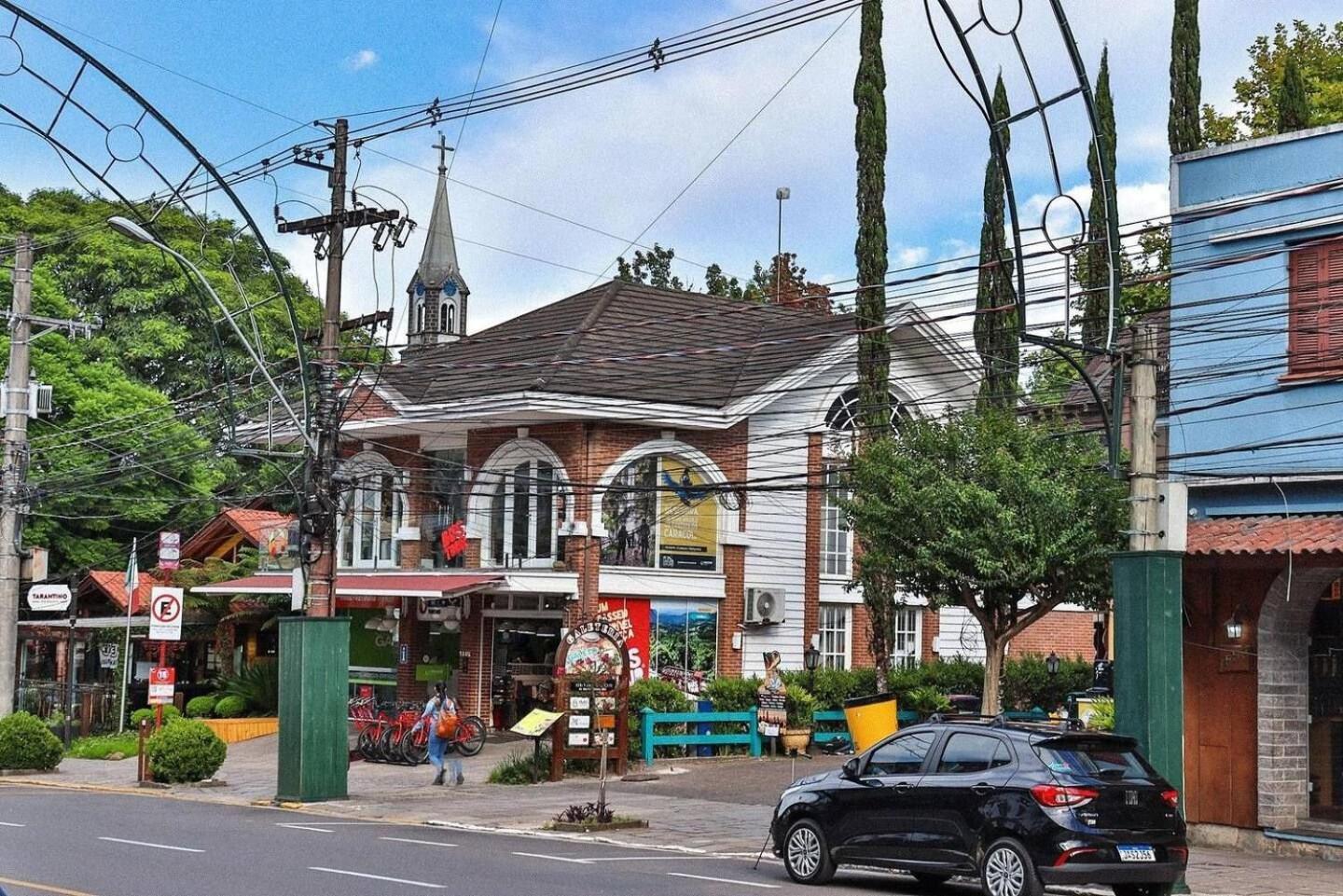 Locar-In Gramado - Loft A 50 M Da Rua Coberta. 아파트 외부 사진